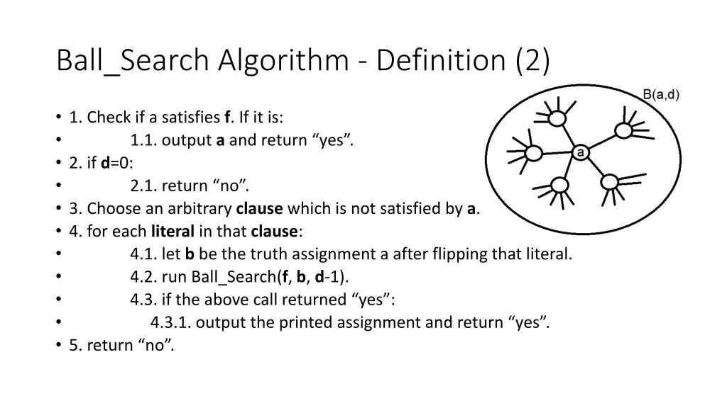 ball search algorithm definition 2