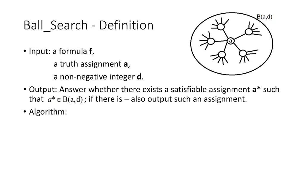 ball search definition