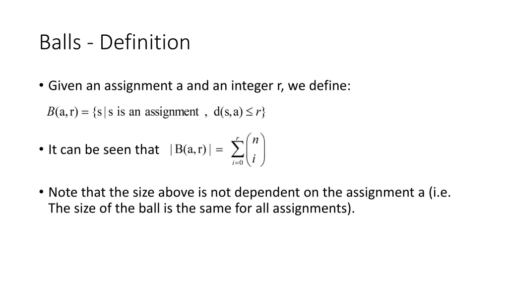 balls definition
