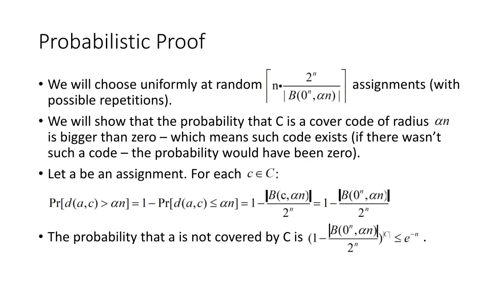 probabilistic proof