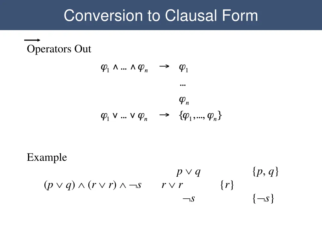 conversion to clausal form 3