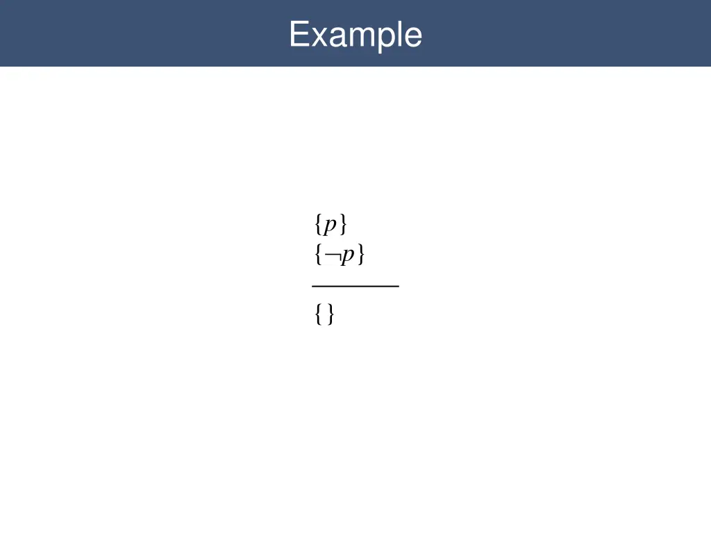 propositional resolution example 2