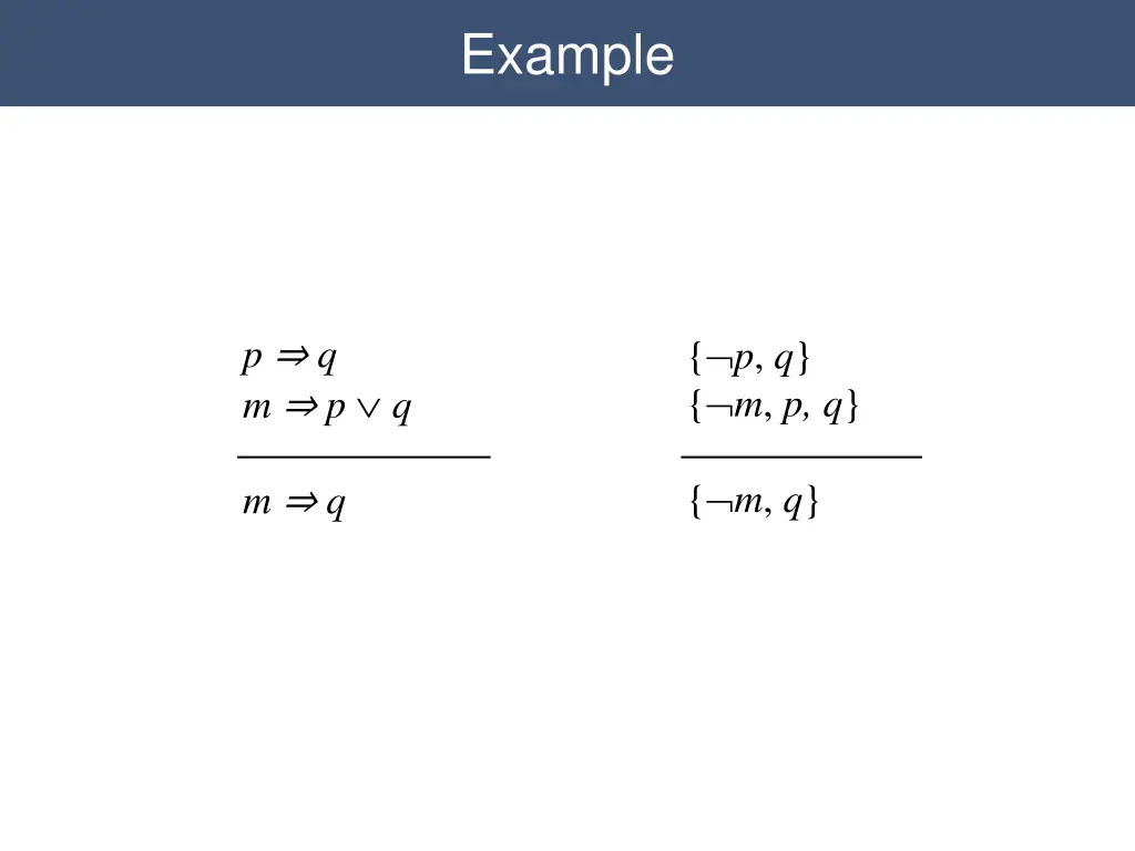 propositional resolution example 5
