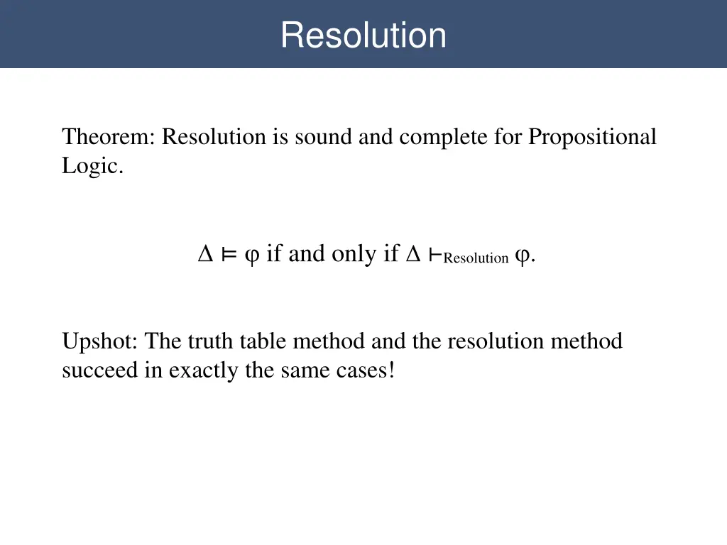 resolution