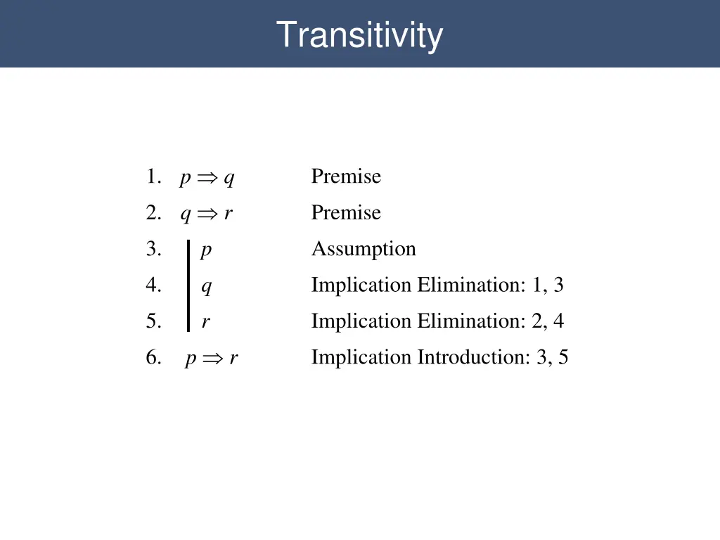transitivity