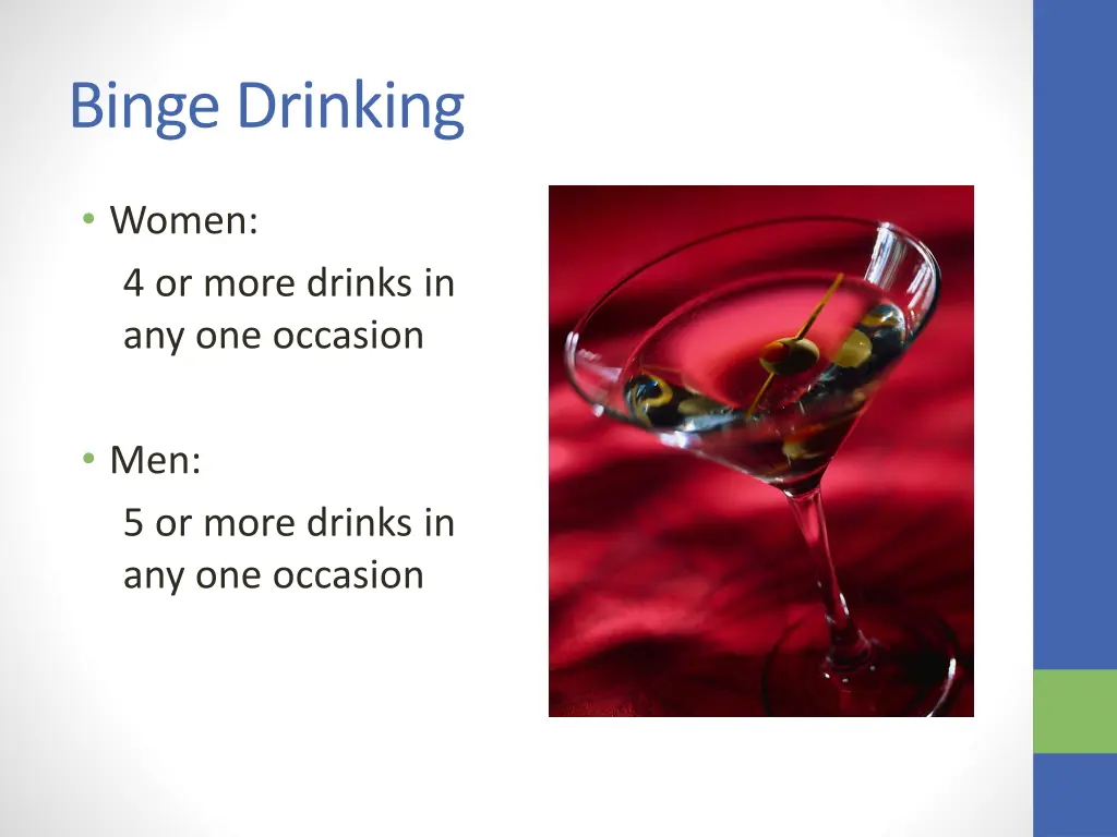 binge drinking