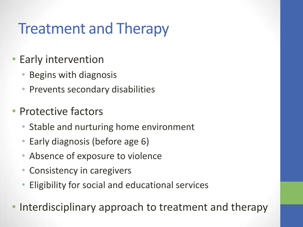 treatment and therapy