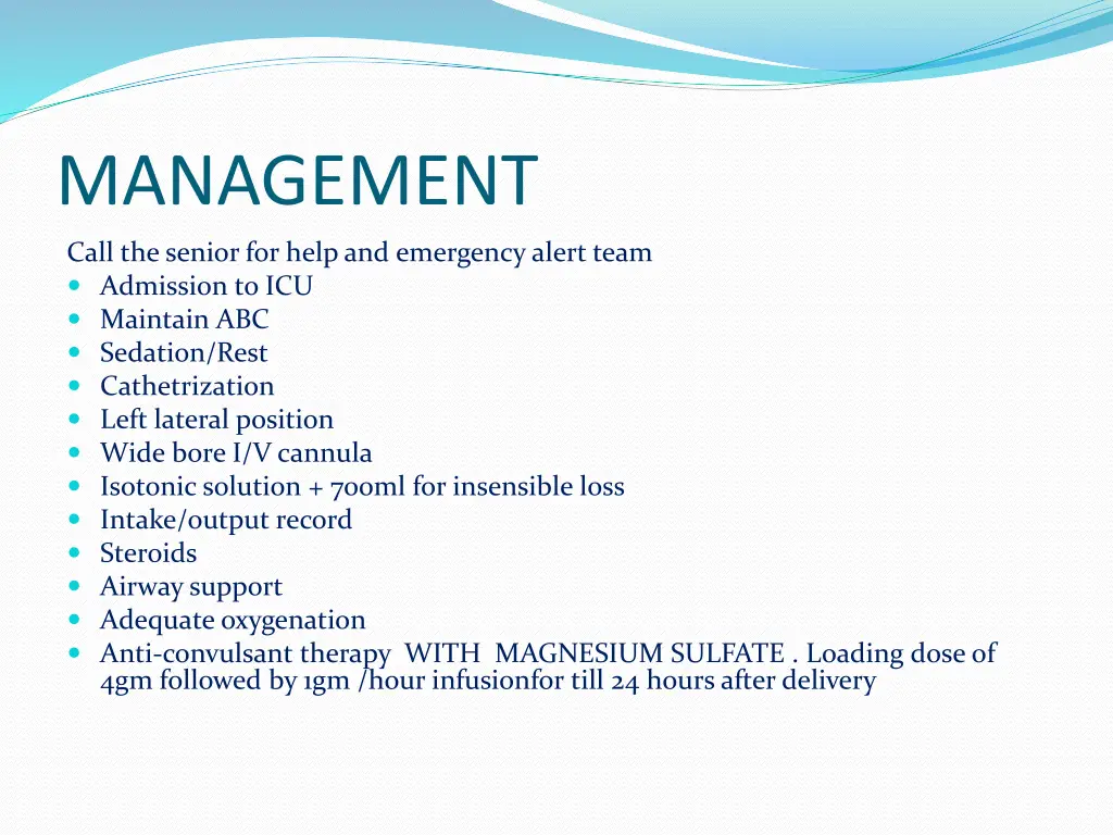 management