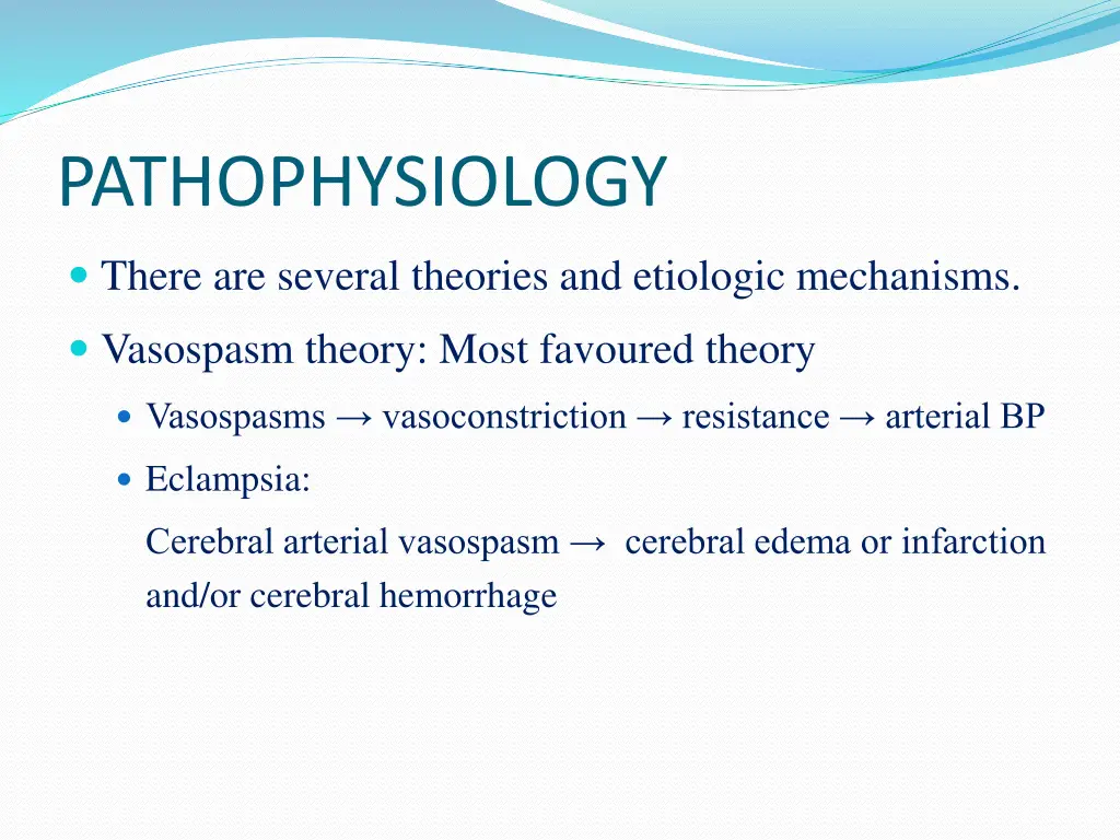 pathophysiology