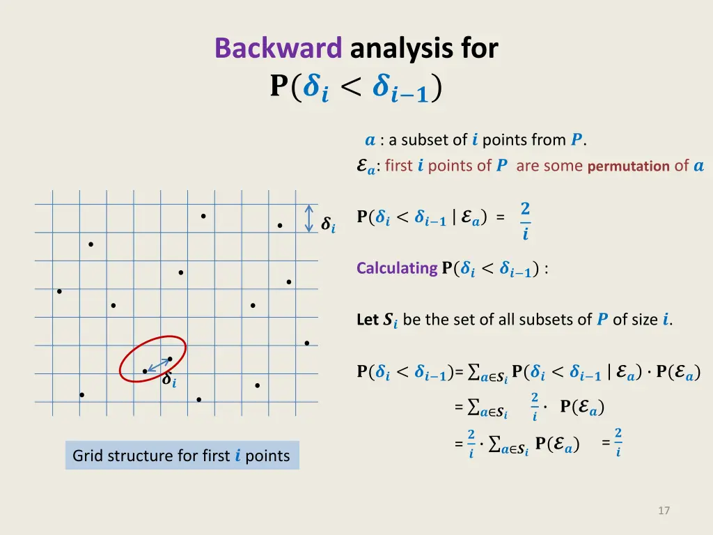 backward analysis for 2