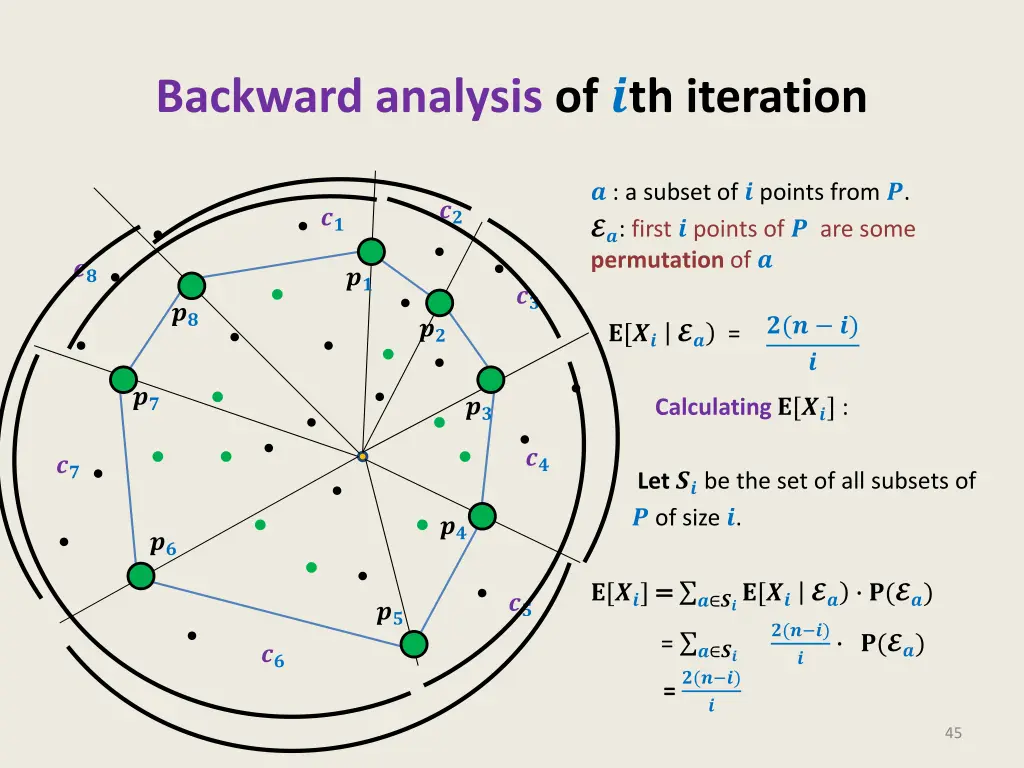 backward analysis of th iteration 3