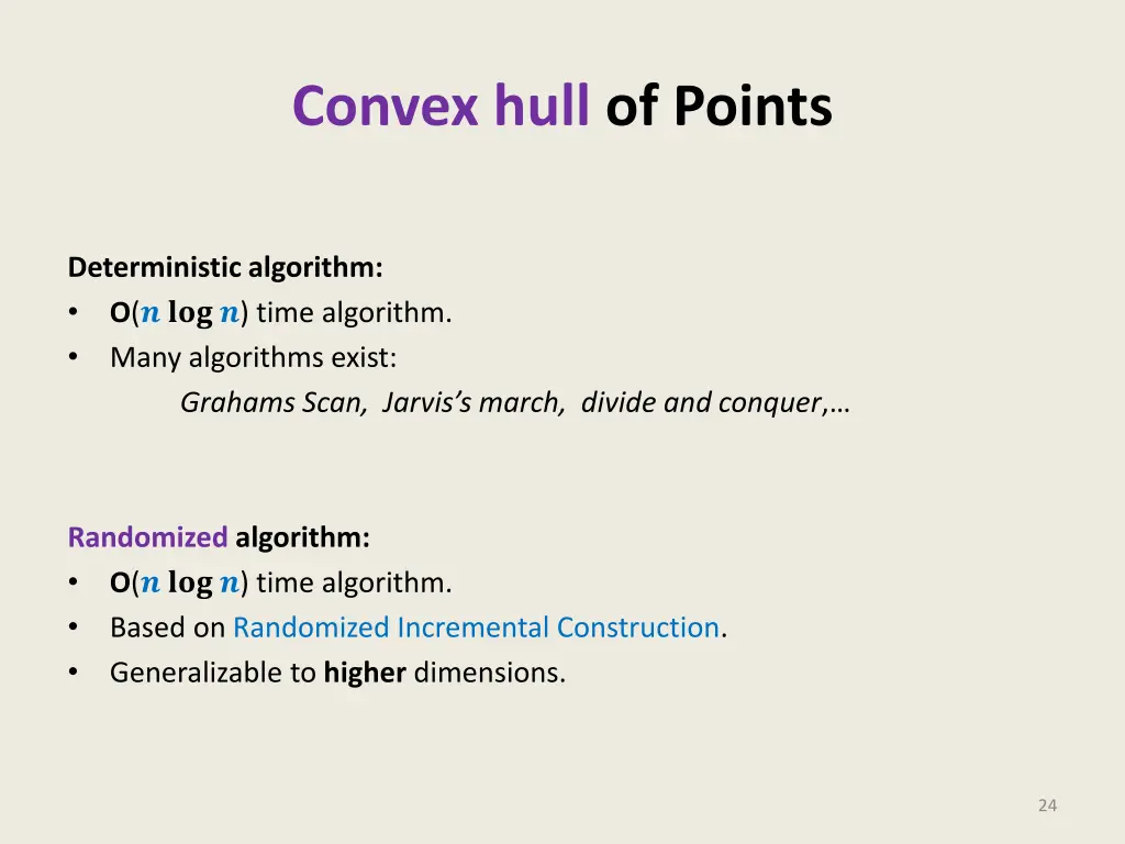 convex hull of points 1