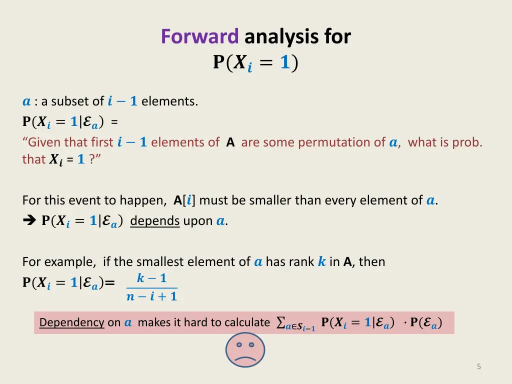 forward analysis for