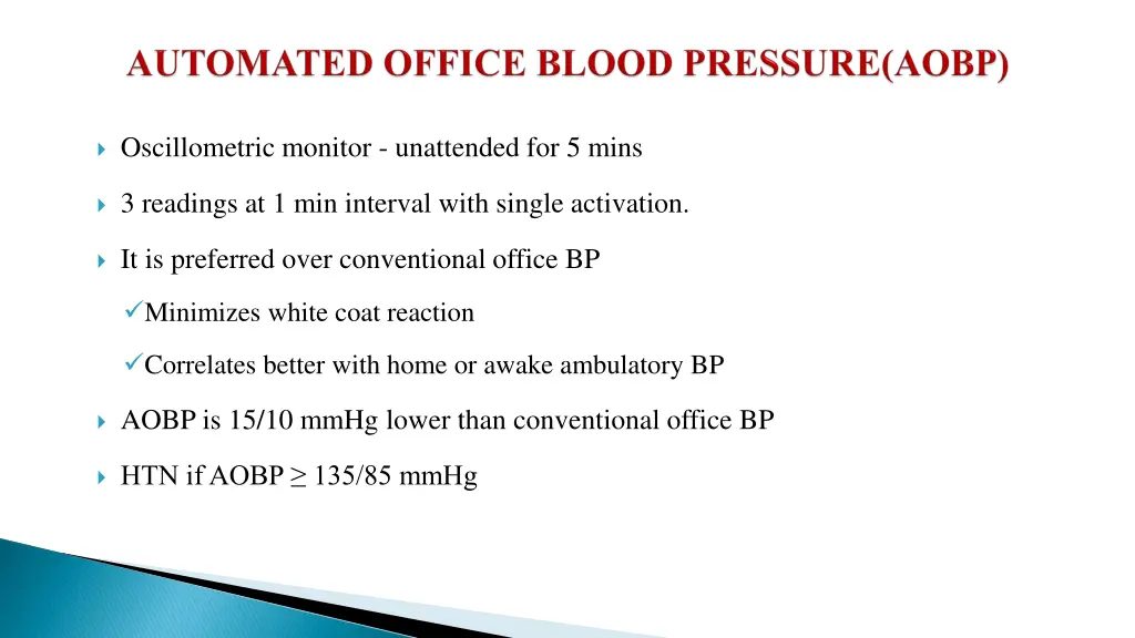 oscillometric monitor unattended for 5 mins