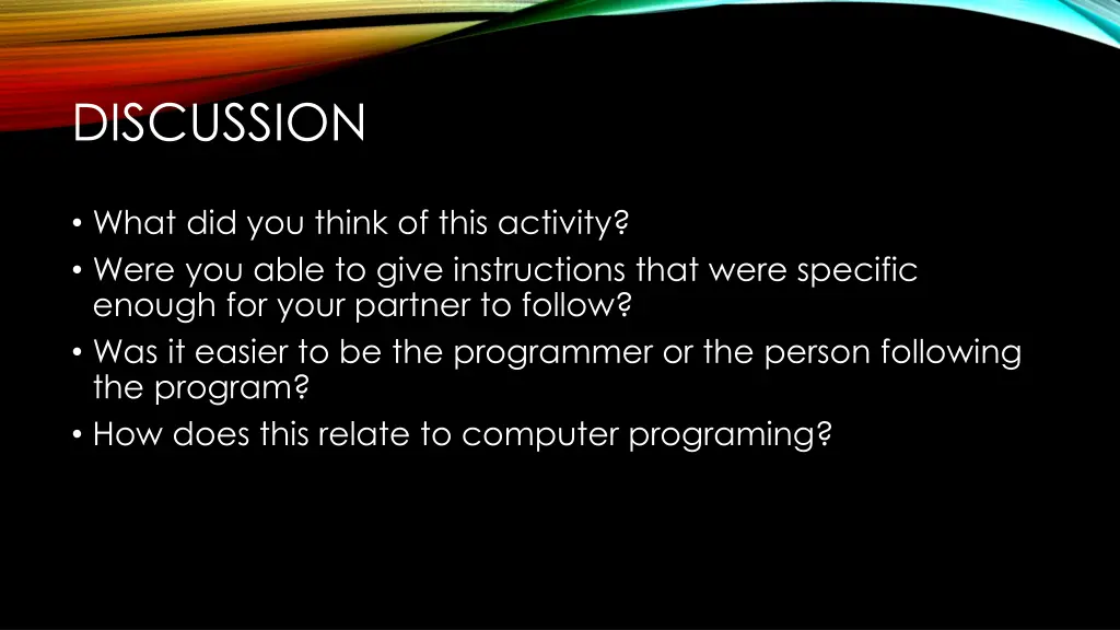 discussion