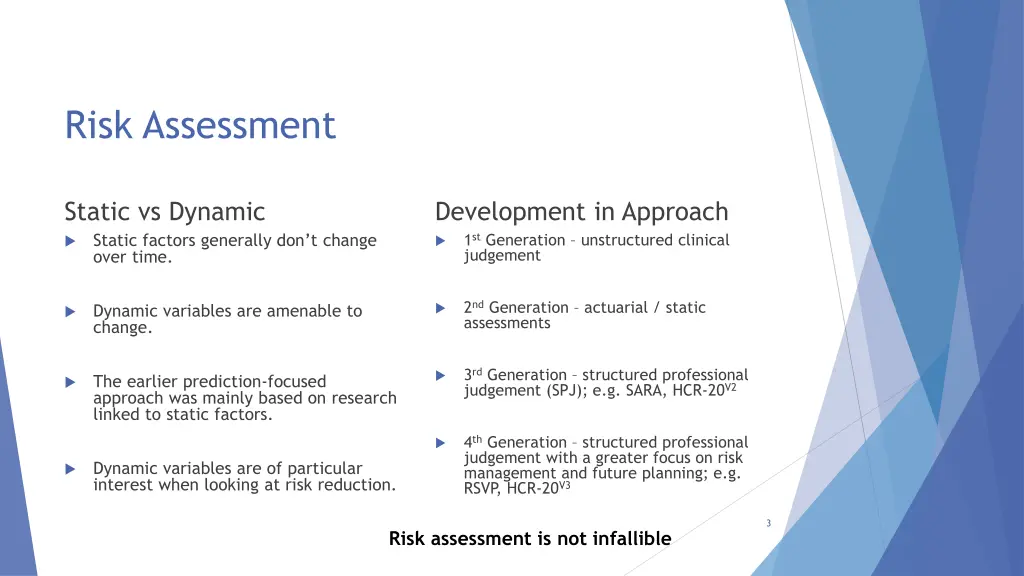 risk assessment