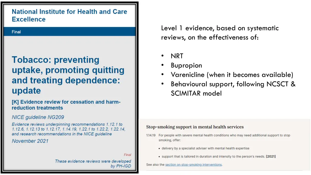 level 1 evidence based on systematic reviews