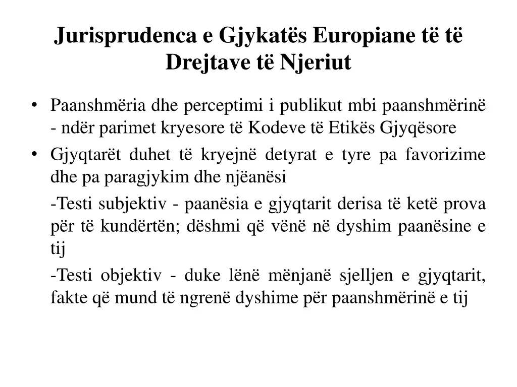 jurisprudenca e gjykat s europiane t t drejtave