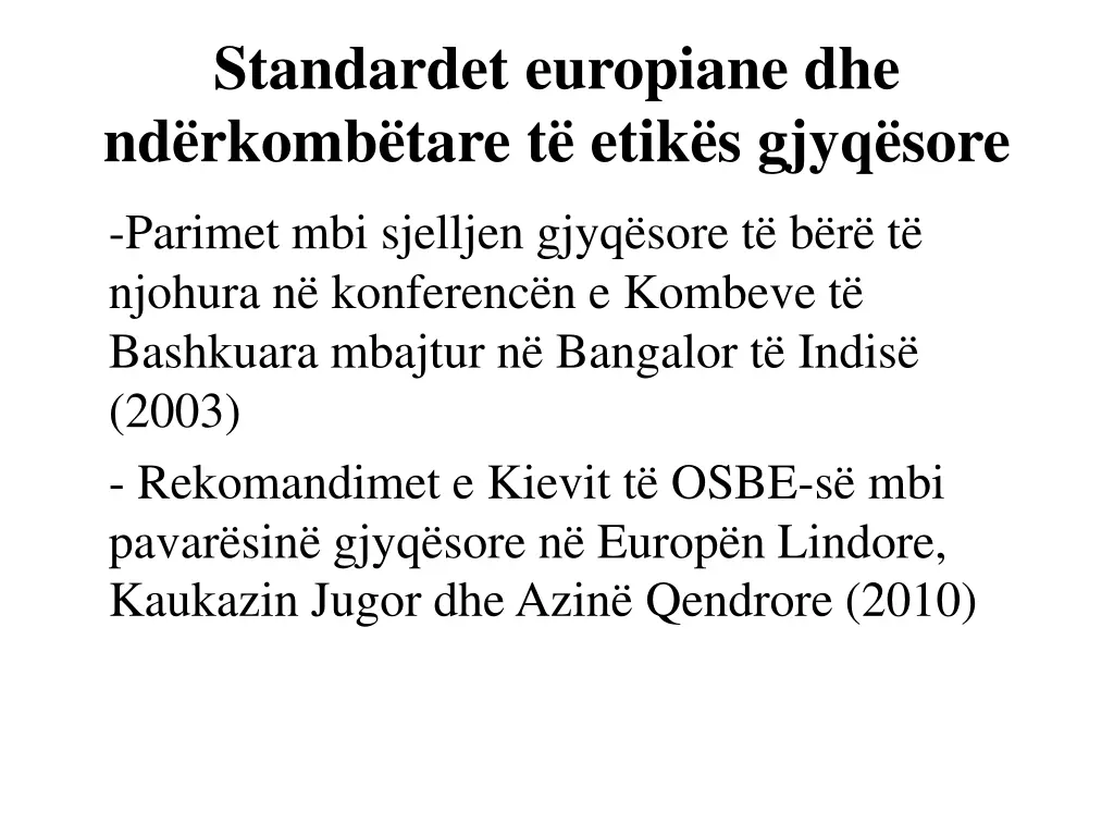 standardet europiane dhe nd rkomb tare t etik 1