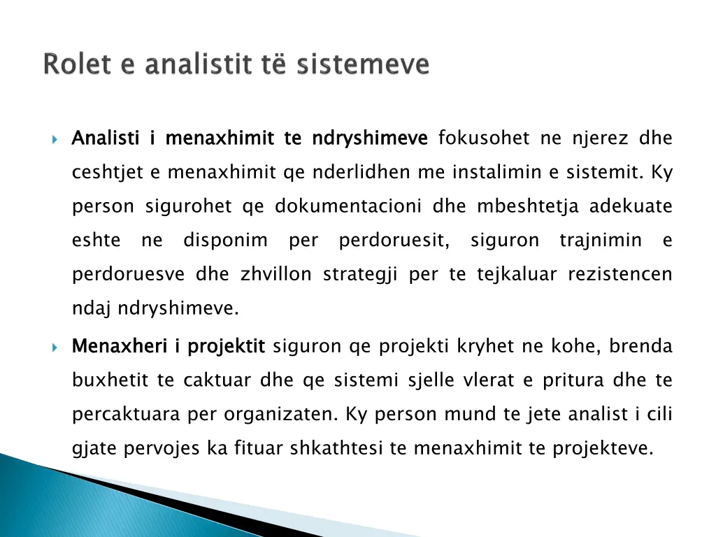 analisti ceshtjet e menaxhimit qe nderlidhen