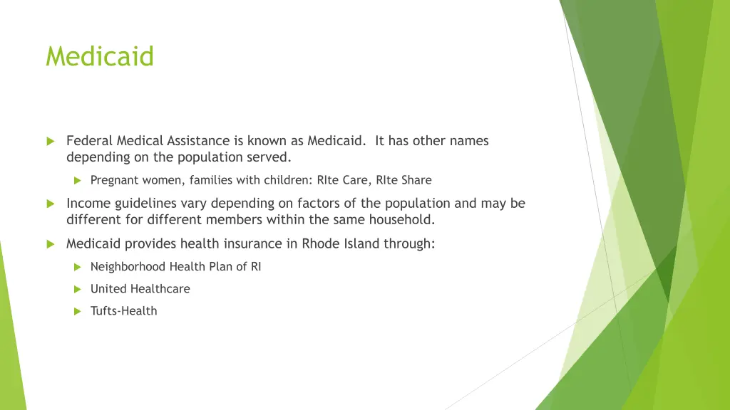 medicaid
