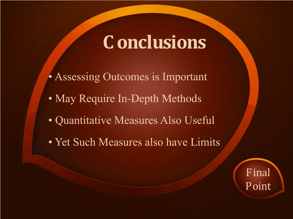 conclusions