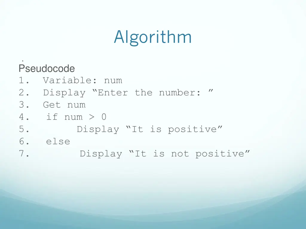 algorithm 1