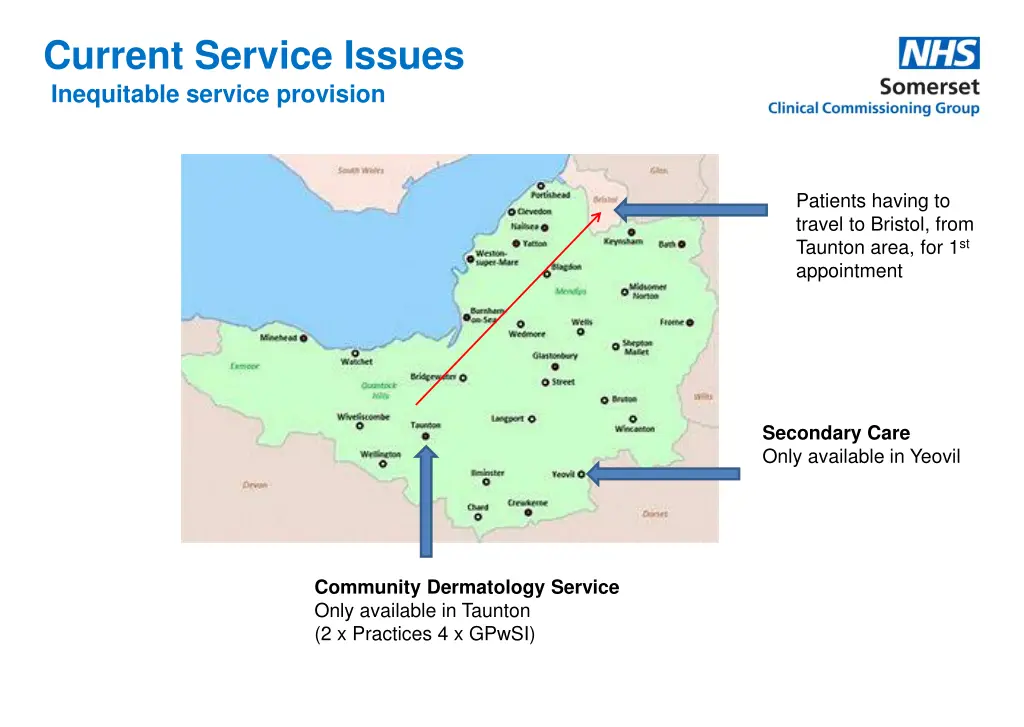 current service issues inequitable service