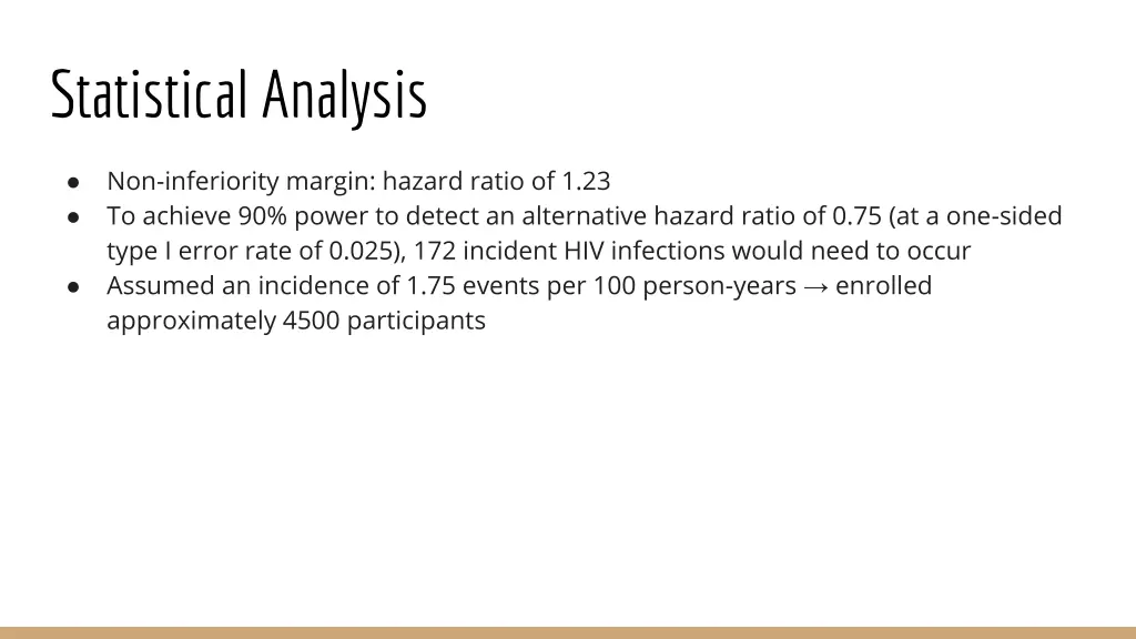 statistical analysis
