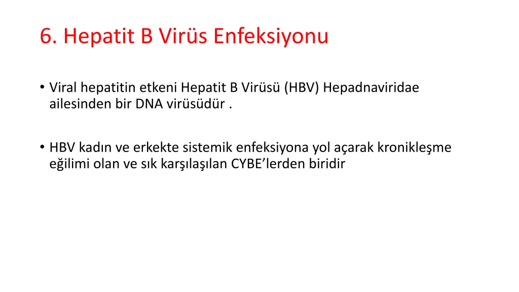 6 hepatit b vir s enfeksiyonu