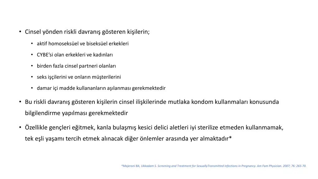 cinsel y nden riskli davran g steren ki ilerin
