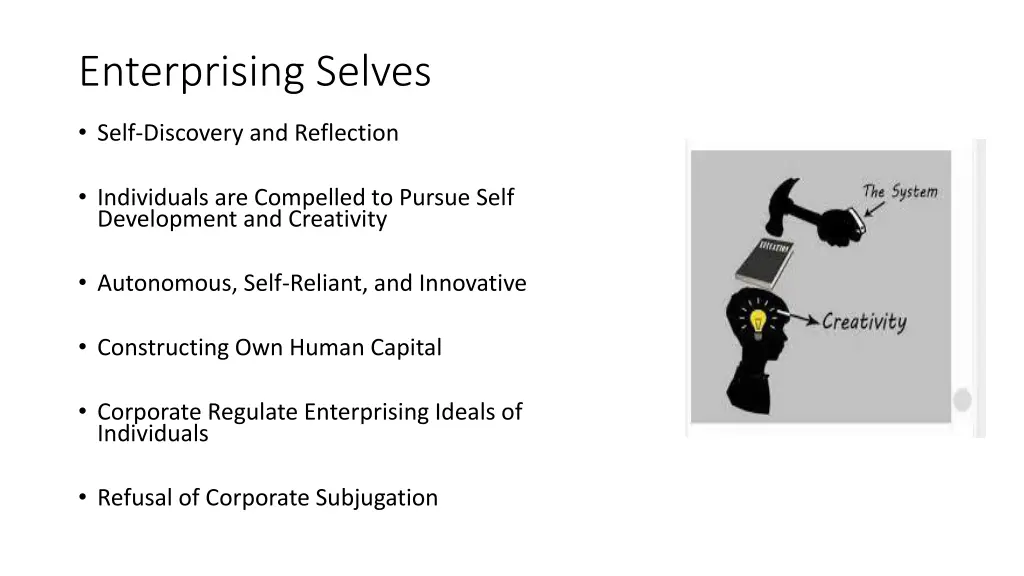 enterprising selves