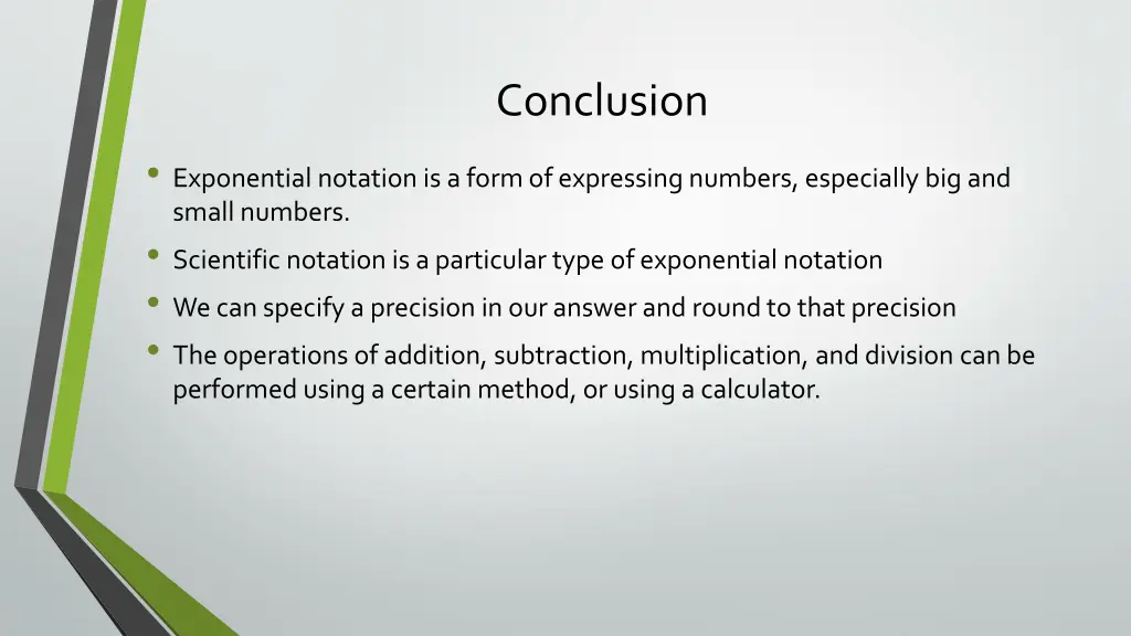 conclusion