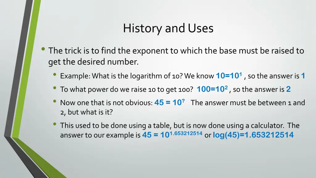 history and uses 1