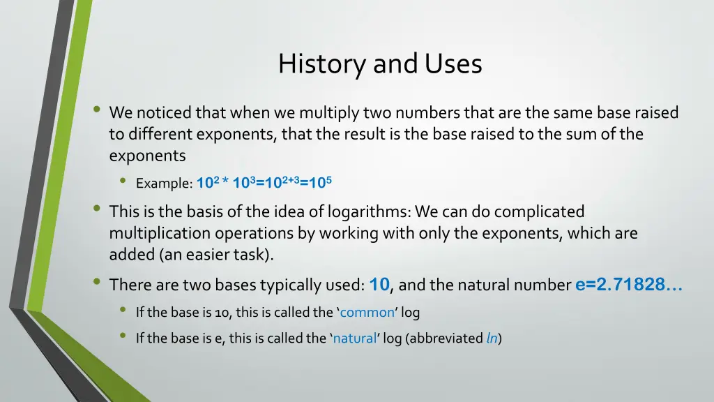 history and uses