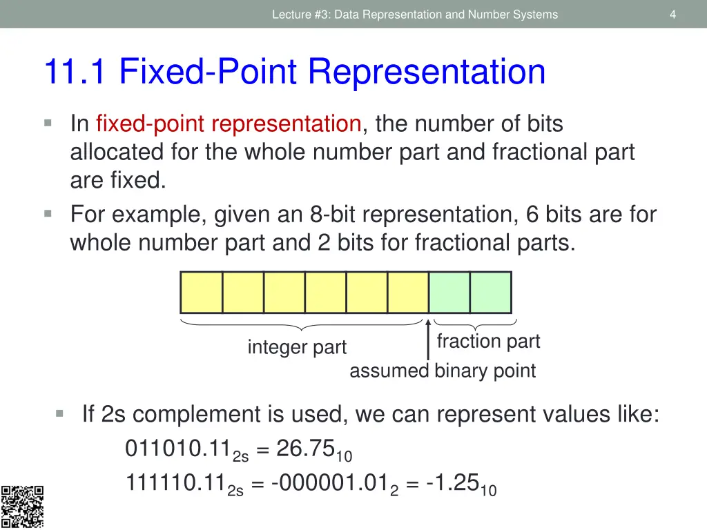 lecture 3 data representation and number systems 1