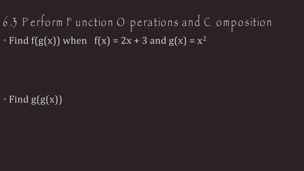 6 3 p erform f unction o perations 4