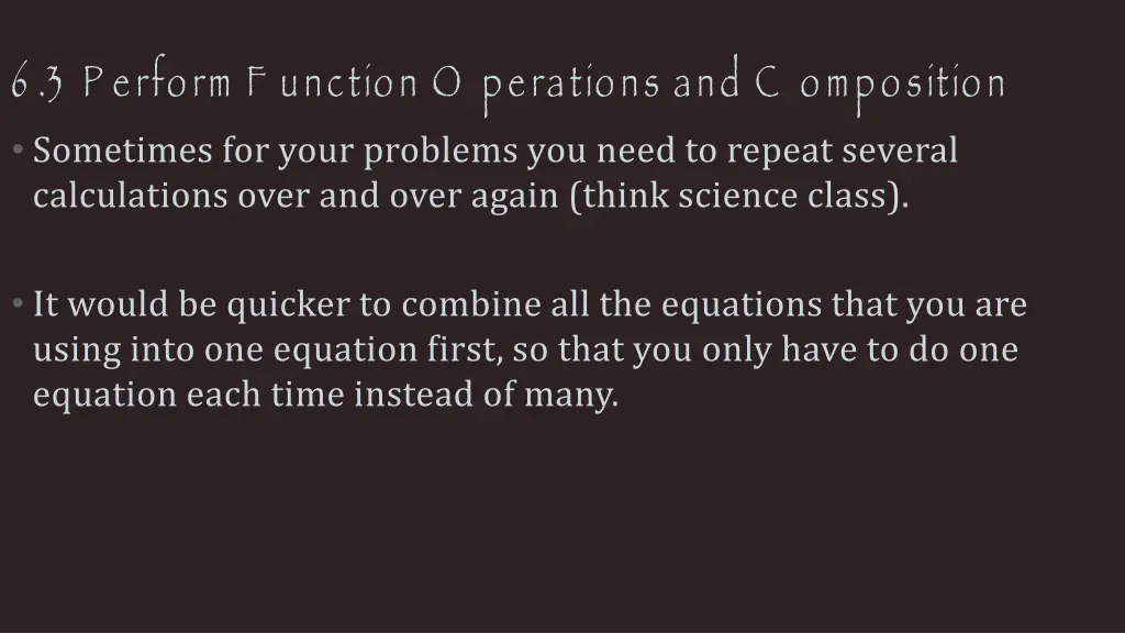 6 3 p erform f unction o perations