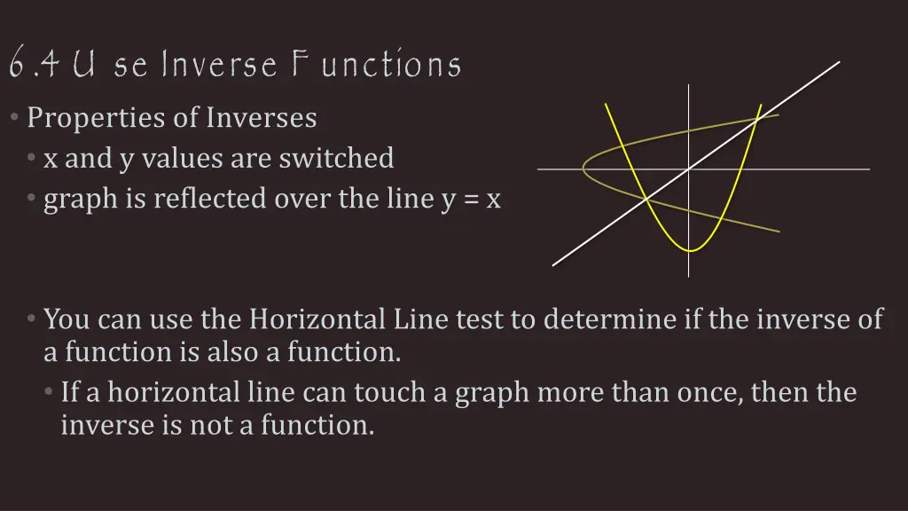 6 4 u se inverse f unctions properties