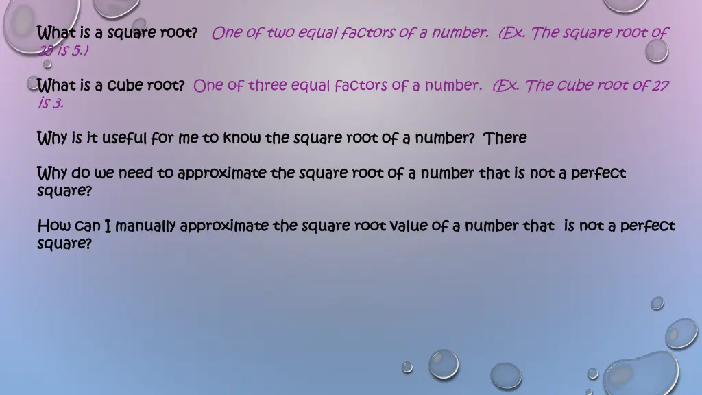 what is a square root what is a square root