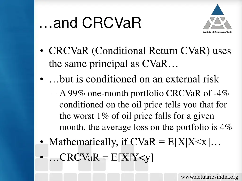 and crcvar