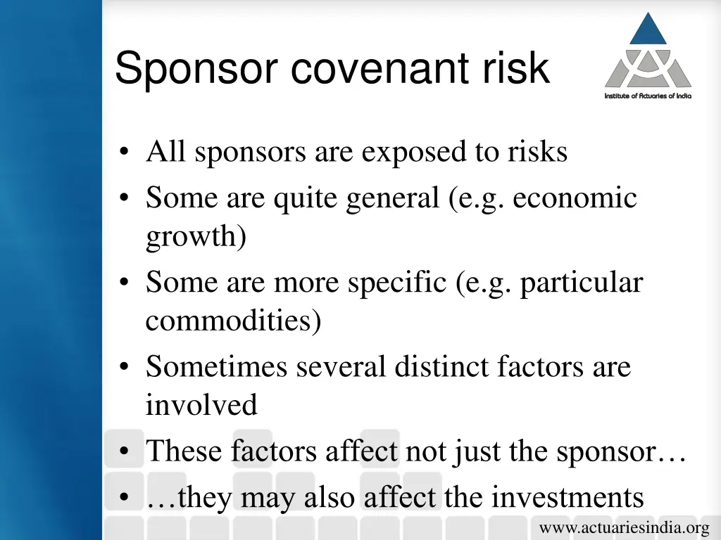 sponsor covenant risk
