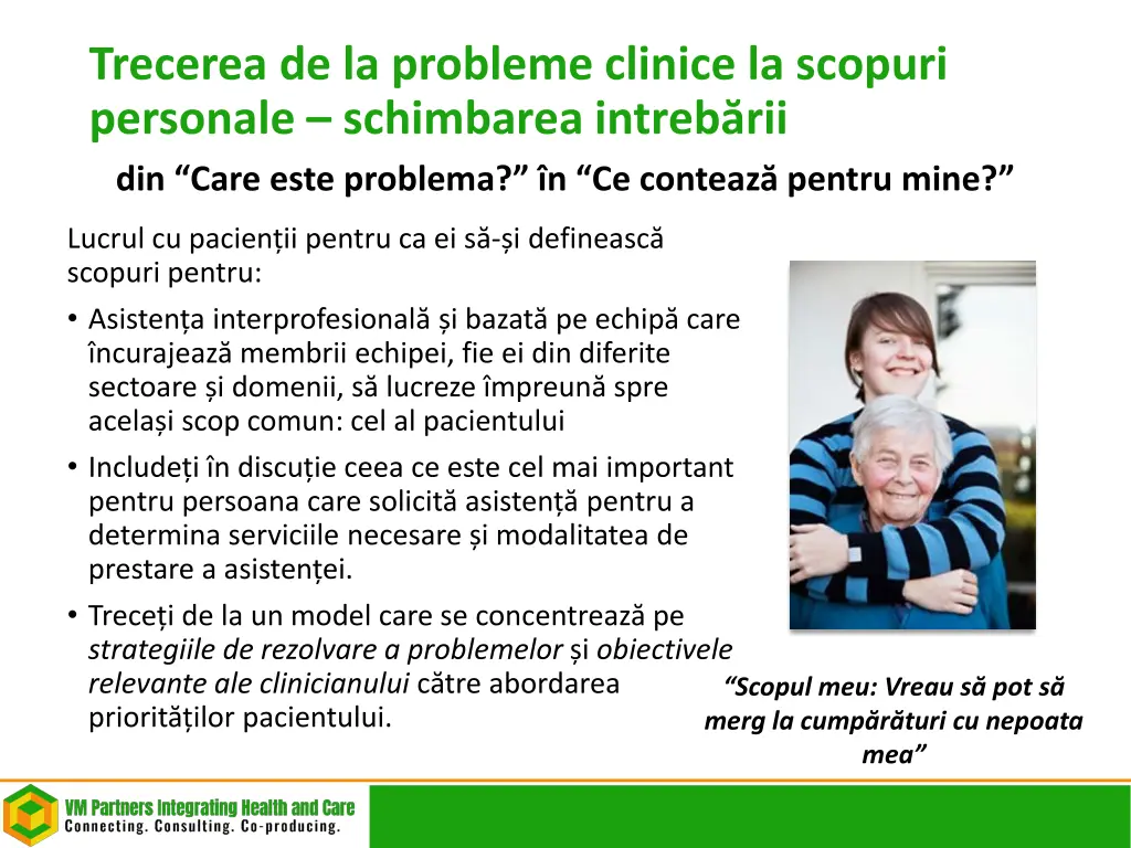 what matters to service users trecerea