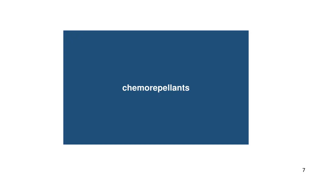 chemorepellants