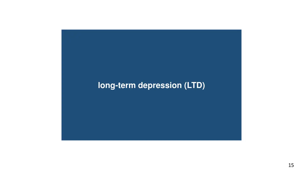 long term depression ltd