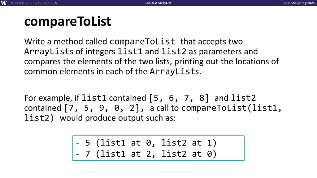lec 04 arraylist 16