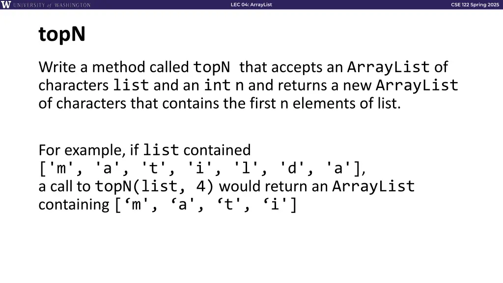 lec 04 arraylist 20