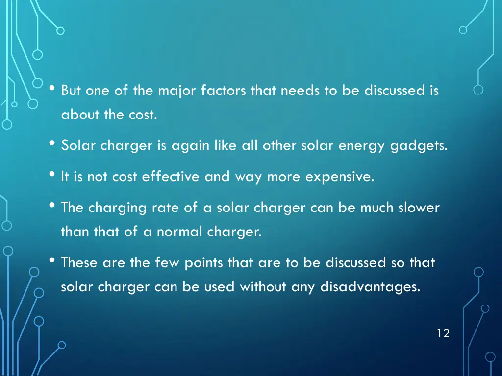 but one of the major factors that needs