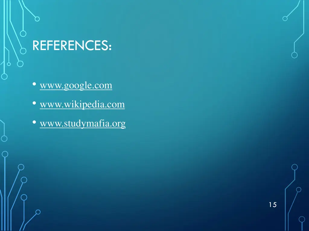 references