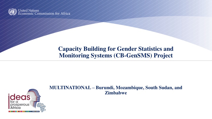capacity building for gender statistics